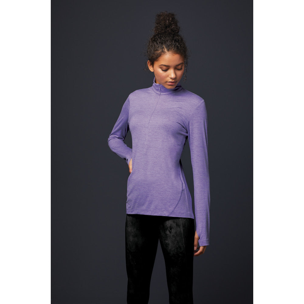 Sport-Tek® Ladies Exchange 1.5 Long Sleeve 1/2-Zip