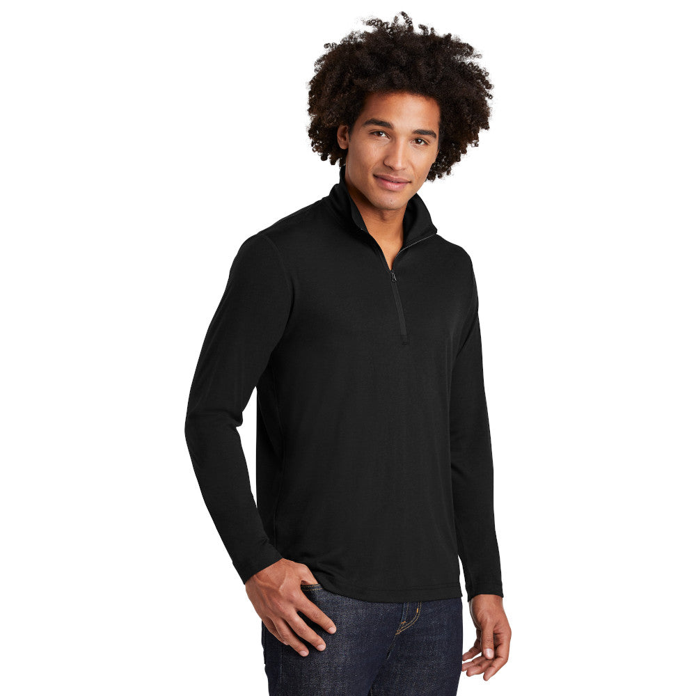 Sport-Tek ® PosiCharge ® Tri-Blend Wicking 1/4-Zip Pullover