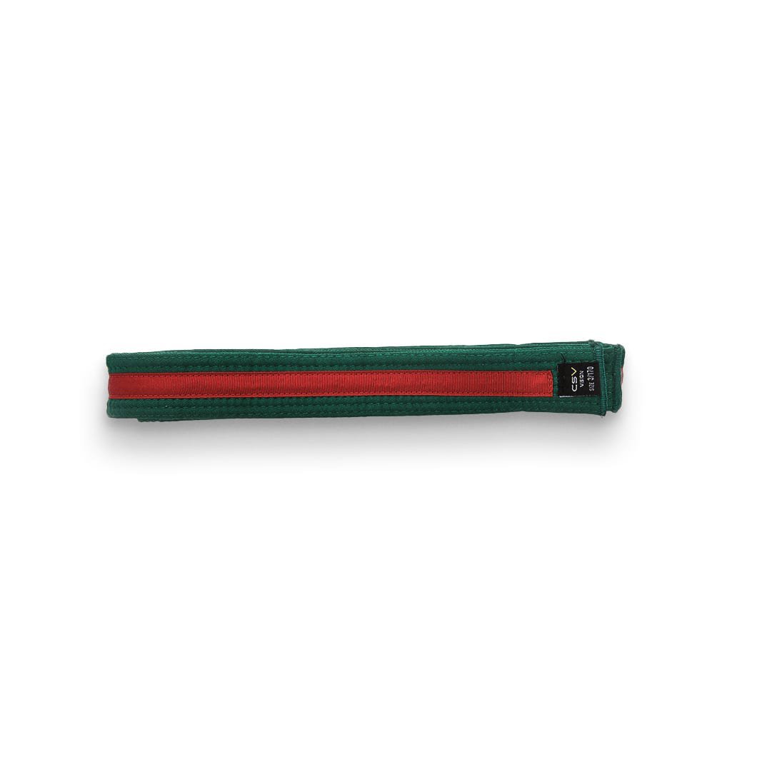 STRIPED BELT GREEN