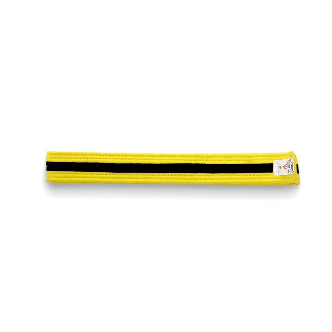 STRIPED BELT YELLOW